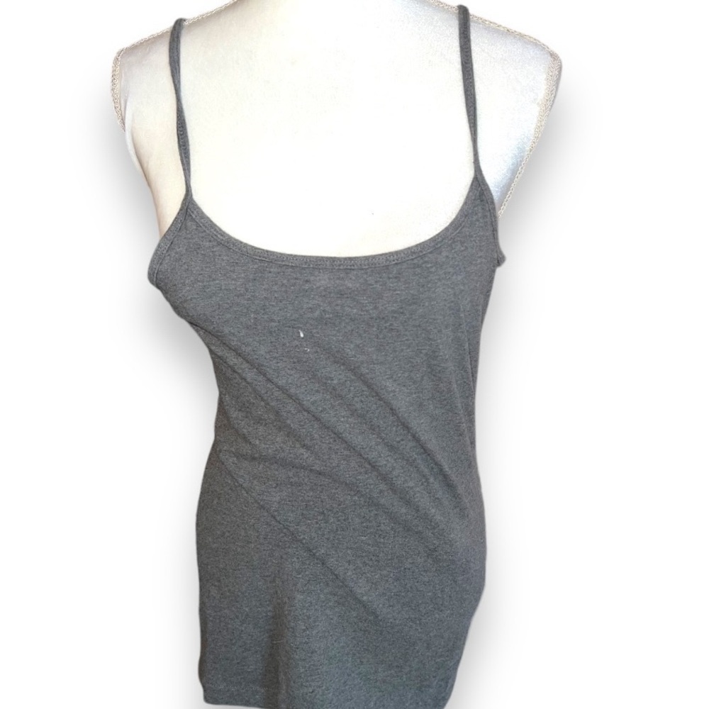 Hard Tail Forever cotton bra top grey tank top, cotton, L